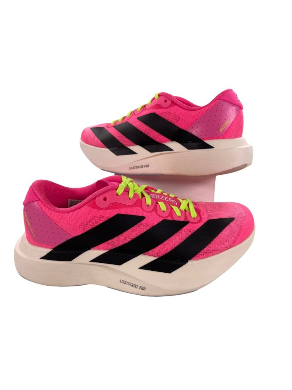 Adidas Adizero Evo SL Running Athletic Shoes Pink/Black Women's Size 6.5 NEW